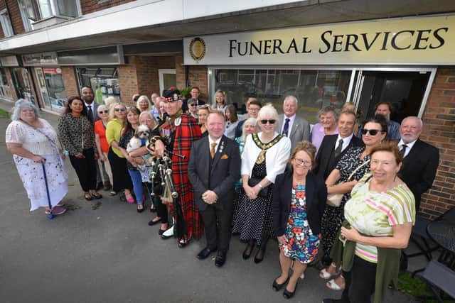 The offical opening of MLC Funerals LTD in Little Common on August 26 2023.