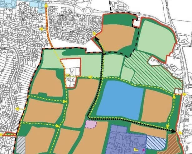 Land west of Billingshurst has been earmarked for 650 new homes in Horsham District Council's draft Local Plan