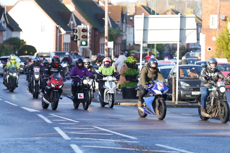 Motorbike convoy for Rustington's India Buchanan who died at the age of 17