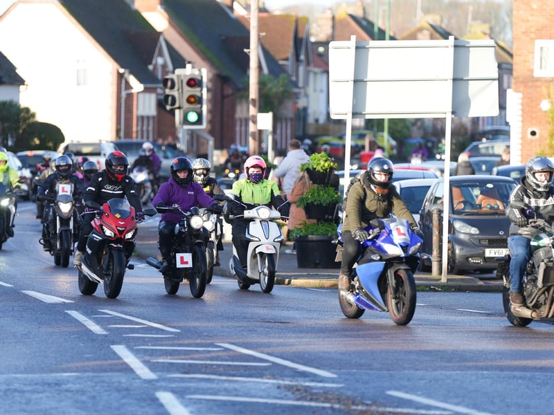 Motorbike convoy for Rustington's India Buchanan who died at the age of 17