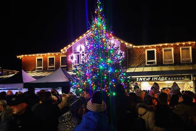 Hailsham's Christmas lights switch-on event, Vicarage Field