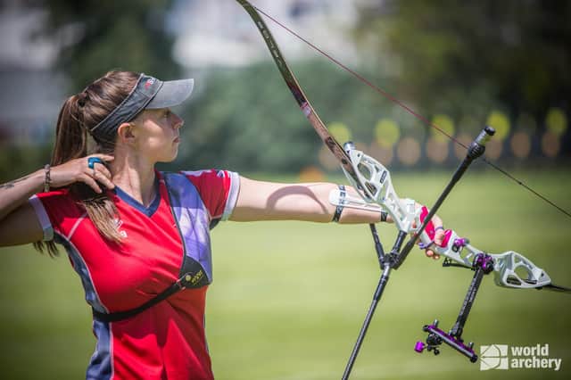 Bryony Pitman - now world number one in Women’s Recurve archery - the first British recurve archer in the World Cup era to hold the top spot | Picture: World Archery