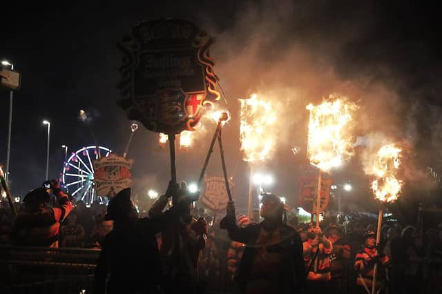 Hastings Bonfire 2025. Photo by Andrew Clifton.