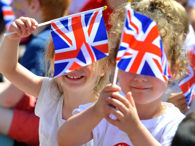The Platinum Jubilee celebration at Bolnore Village Primary School in Haywards Heath