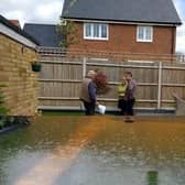Flooding in Caburn Fields, Ringmer