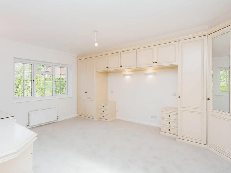 The four double bedrooms are upstairs