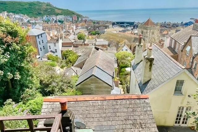 The property has views over the Old Town roofscape to the East Hill and sea
