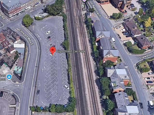 The Conservatives announced last month their intention of selling the Horley High Street car park. Picture courtesy of Google