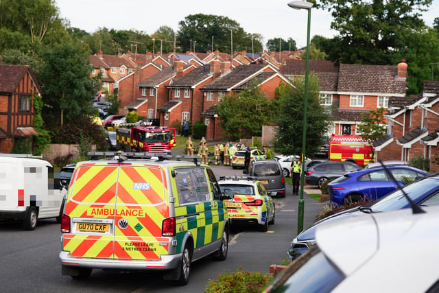 A building in Haywards Heath was evacuated last night (Monday, August 7) following a suspected ‘hazardous materials incident’.