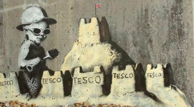 The art installation on St Leonard's seafront in Sussex which was confirmed as a Banksy original