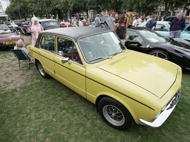 Some of the classic cars on show