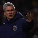 Steve Morison when he was manager of Sutton United. (Photo by Andrew Redington/Getty Images)