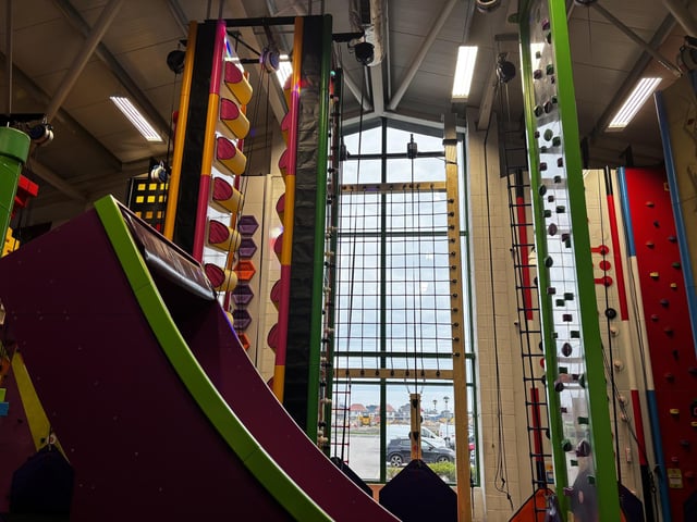 Brand new Clip ‘n Climb walls at Rustington’s popular Out of Bounds activity centre have been officially opened