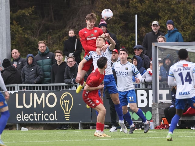 Action and goal celebrations from Worthing FC's 3-2 National South win over Havant and Waterlooville at Woodside Road