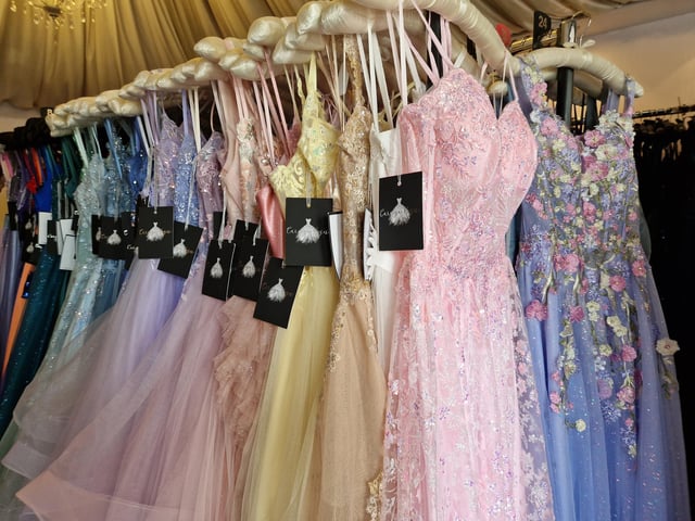 Carolyn Keyes, dress boutique, in Worthing dresses hundreds of girls for prom each year