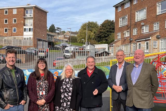 Cllr Andy Batsford, Cllr Ali Roark, Cllr Judy Rogers, Cllr Paul Barnett, Cllr Simon Willis and Cllr John Cannan