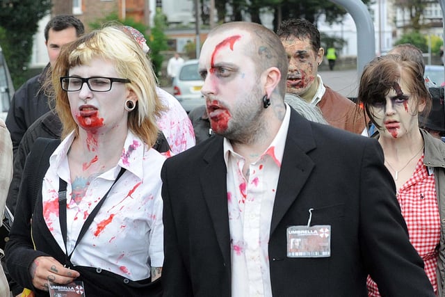 Zombies came to Worthing in November, 2013