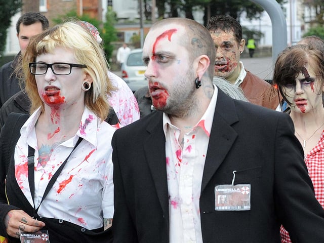 Zombies came to Worthing in November, 2013