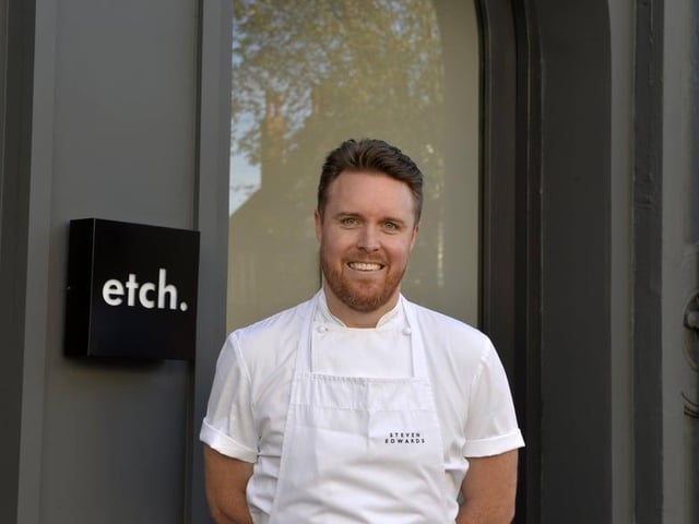 etch. is MasterChef: The Professionals winner Steven Edwards’ flagship restaurant located on Church Road. It currently holds a Michelin Plate, five Good Food Guide and 3 AA Rosettes.