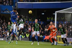 Levi Colwill said he ‘wouldn’t be here if it wasn’t for Brighton’ after scoring his first Premier League goal in Chelsea’s 3-2 win at Stamford Bridge. (Photo by Mike Hewitt/Getty Images)