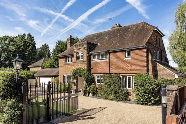 Four-bedroom detached family home believed to have been built in 1936 with part tile and brick elevations under a pitched tiled roof situated in a delightful semi-rural location of Ifield.