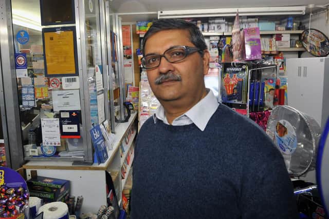 Postmaster Anant Sthankiya, who passed away at the age of 58 from cancer in October 2020