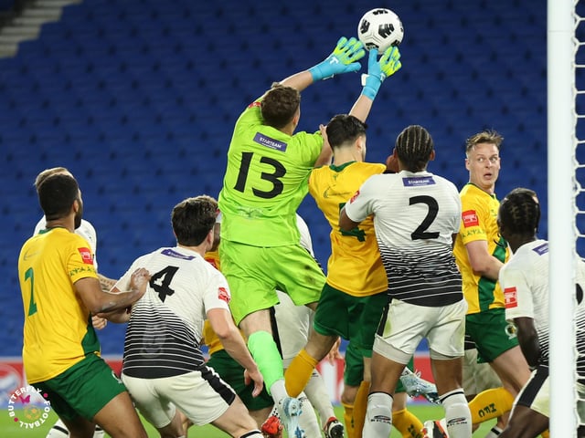 James Hammond’s majestic 95th minute free-kick clinched Horsham FC’s first league and Sussex Transport Senior Cup double in the club’s history.