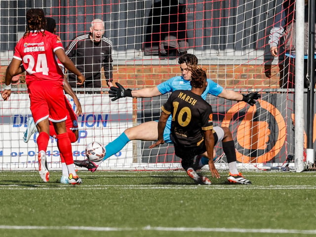 Eastbourne Borough v Boreham Wood in the FA Cup