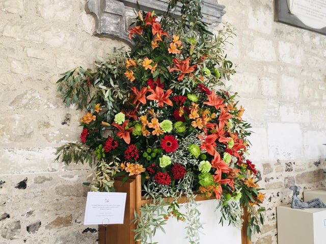 Chichester Cathedral has been filled with wonderful floral displays for the past few days / Picture: Steve Bone