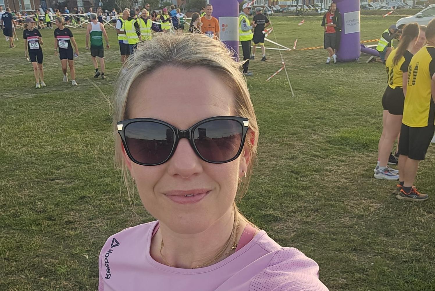The Arunners five-mile beach run took place in Littlehampton