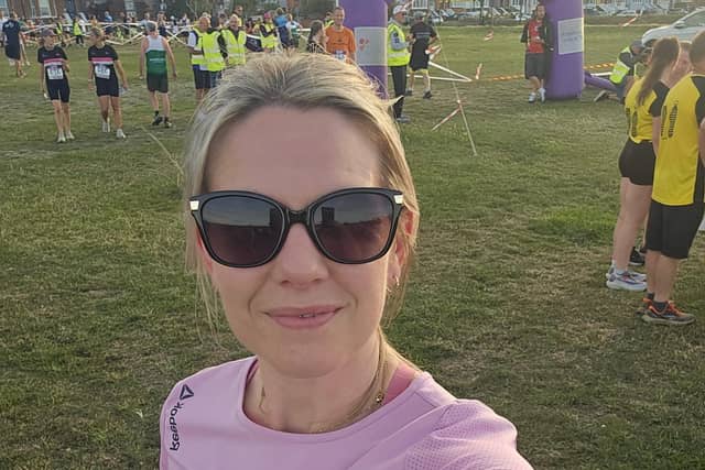 The Arunners five-mile beach run took place in Littlehampton