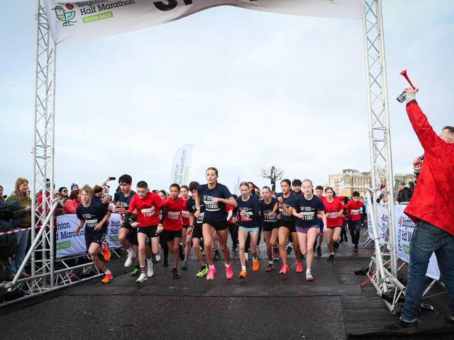 Scenes from the 2024 Brighton Half Marathon