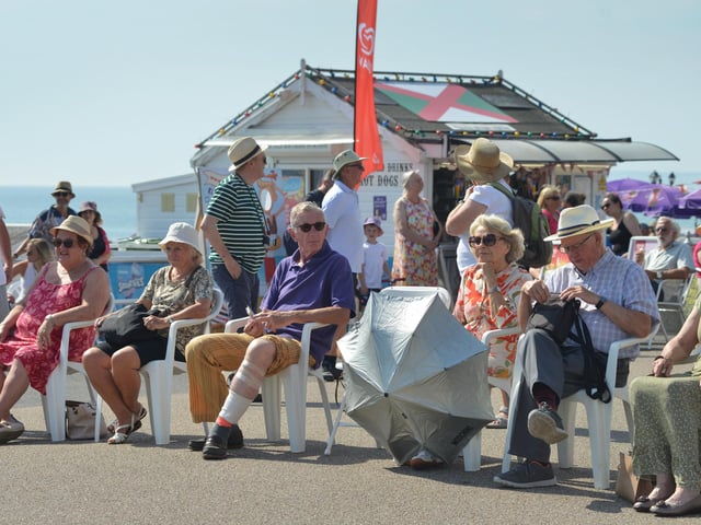 Sussex Blazing Saddles perform in Bexhill on Sunday September 10 2023.