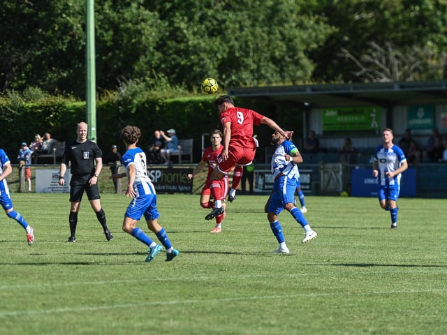 Action photos of Isthmian League Hassocks FC Vs Herne Bay FC : Hassocks FC v Herne Bay FC, Isthmian south east division