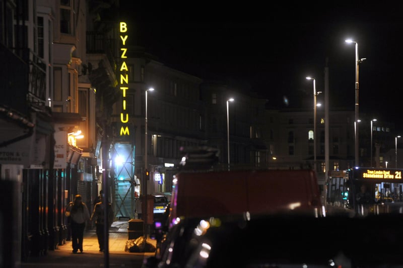Byzantium is a 2012 vampire film directed by Neil Jordan. The film stars Gemma Arterton, Saoirse Ronan, and Sam Riley. Much of the filming took place in Hastings in December 2011.
