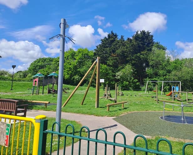 The new playground equipment is now open for use at the Aldingbourne Community Centre