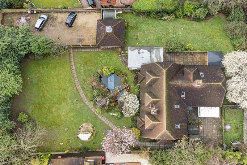 Occupying a generous plot measuring just under half an acre. Photo: Supplied