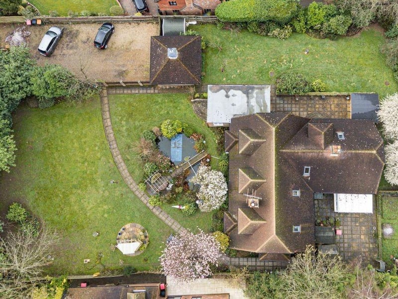 Occupying a generous plot measuring just under half an acre. Photo: Supplied