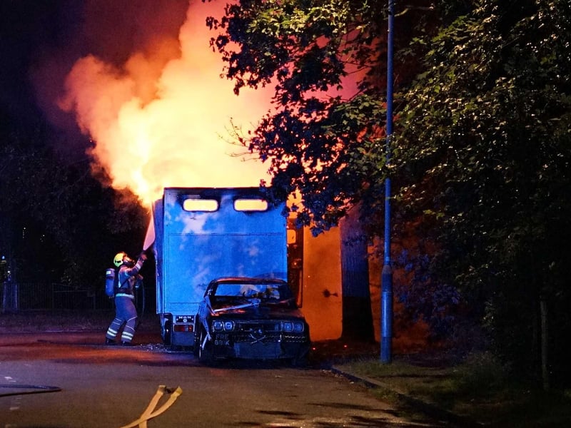 Firefighters at the scene. Picture: Dan Jessup
