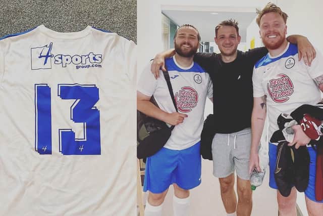 Having built up a huge online following, Conor has been invited to play in charity football matches with other social media creators, such as JaackMaate and Stevie White. Photo: cls_graphix