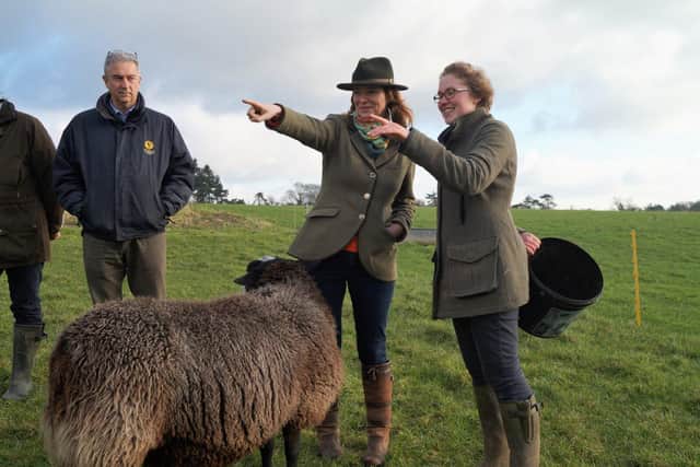 Gillian Keegan MP (centre) has praised government efforts to increase access to nature. 
