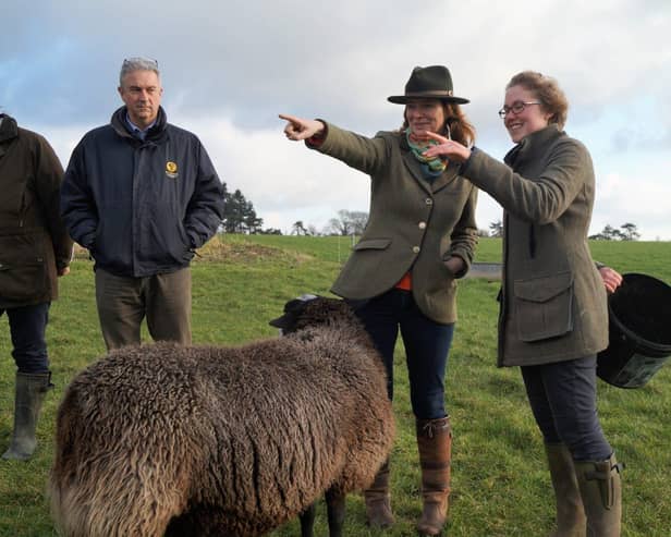 Gillian Keegan MP (centre) has praised government efforts to increase access to nature. 