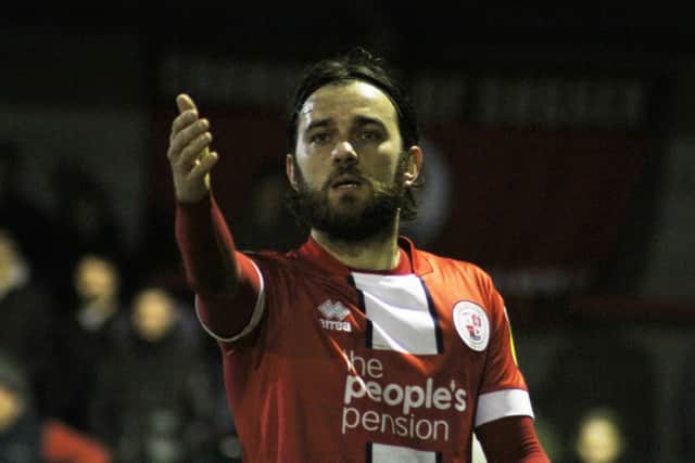 Crawley Town have confirmed that the contract of midfielder Jack Payne has been mutually terminated. Picture by Cory Pickford