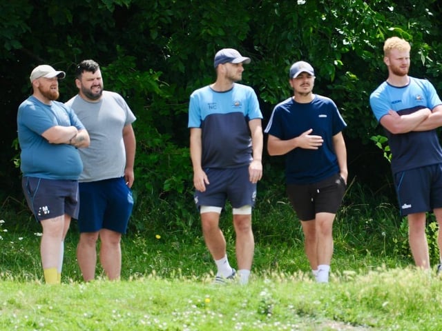 Action from Portslade CC v Bolney CC in Division 4 East of the Sussex Cricket League
