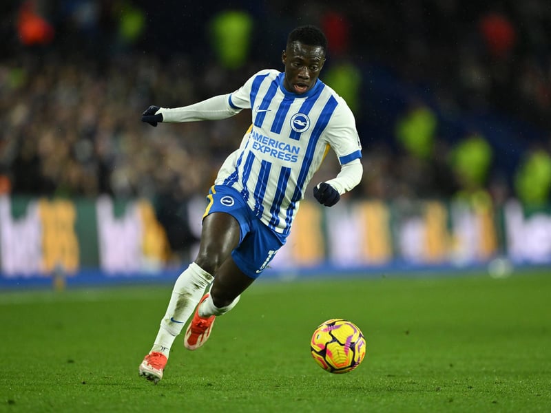 Showed his pace on 20 minutes as he powered to the byline and cut back for Rutter who saw his effort blocked. A good outing for the Gambian but he took a couple of whacks towards the end and hobbled off on 71 minutes. Brighton will hope it's nothing serious.