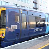 A Southeastern train at Hastings station. Picture by Kevin Boorman