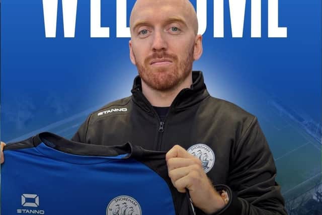 Alex Laing is the new manager at Middle Road | Image: Shoreham FC