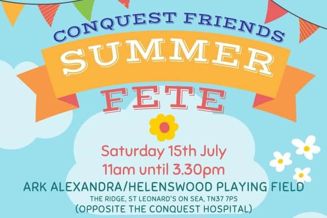 Details of the forthcoming Fete