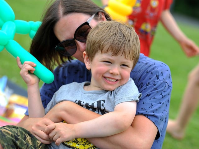 Fun and games in Denton Gardens at the community picnic