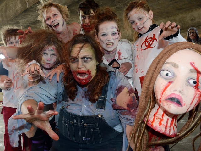 Zombies came to Worthing in November, 2013